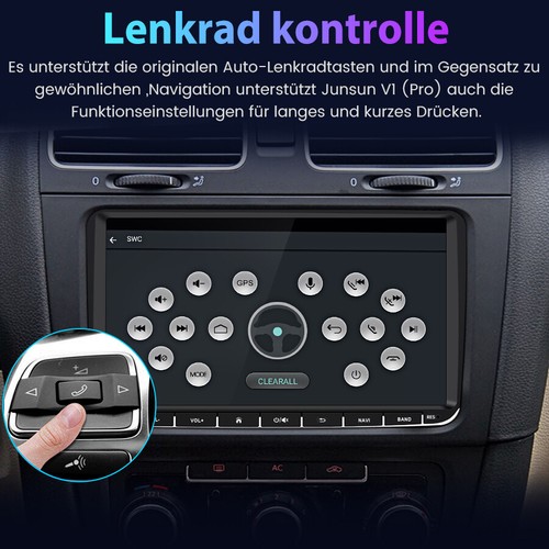 9'Für Golf 5 6 Plus Touran Caddy Jetta Autoradio Android 13 32G Carplay GPS NAVI - Bild 6 von 12