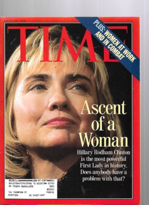 Time Magazine May 10, 1993- Ascent Of A Woman- Hillary Rodham Clinton ...