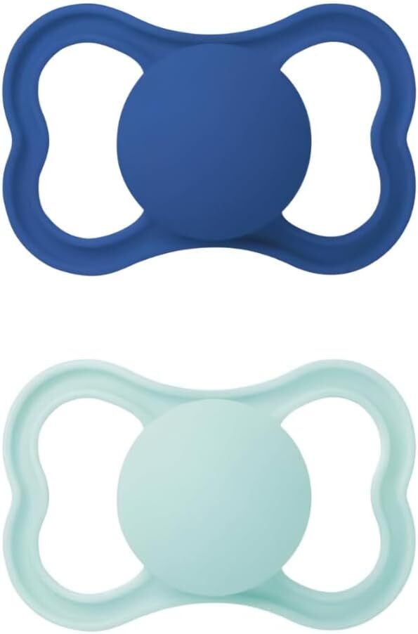 MAM Air Ciuccio in Set da 2, Silicone Skinsoft con Custodia Porta...