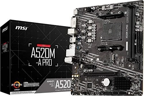 Placa madre MSI A520M A PRO AM4 Micro ATX memoria DDR4 para CPU AMD Ryzen - Imagen 4 de 4