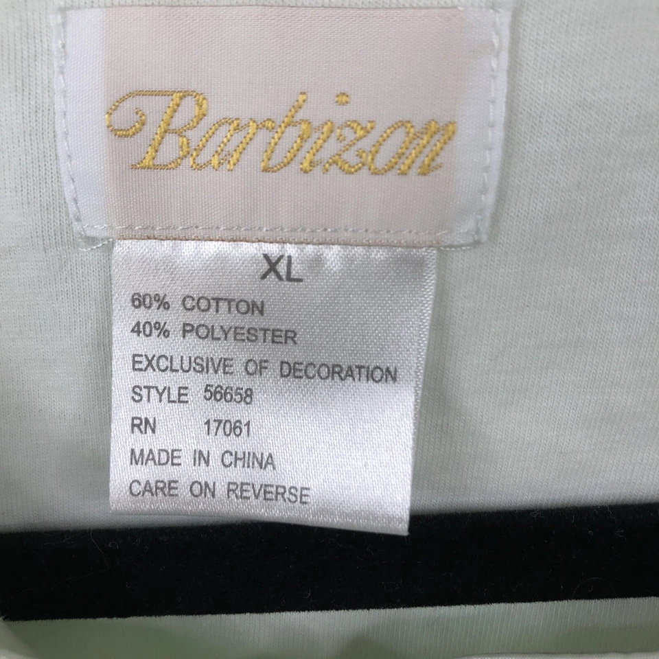 Vestido de día Barbizon Bata para mujer extra grande verde menta bordado canesú fruncido Foto 2 de 4