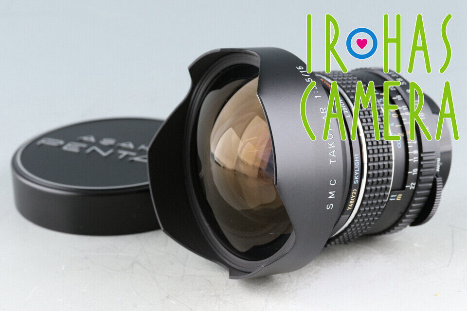 Asahi Pentax SMC Takumar 15mm F/3.5 Lens for M42 Mount Asahi Pentax SMC Takumar 15mm F/3.5 Lens for M42 Mount