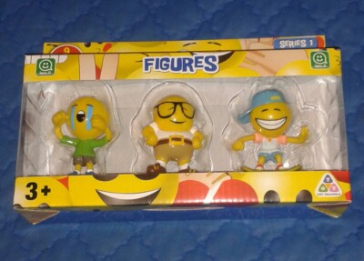 2020 *** 3er PACK IMOJI SET (3) MIB *** TOY TRIANGLE CO EMOJI