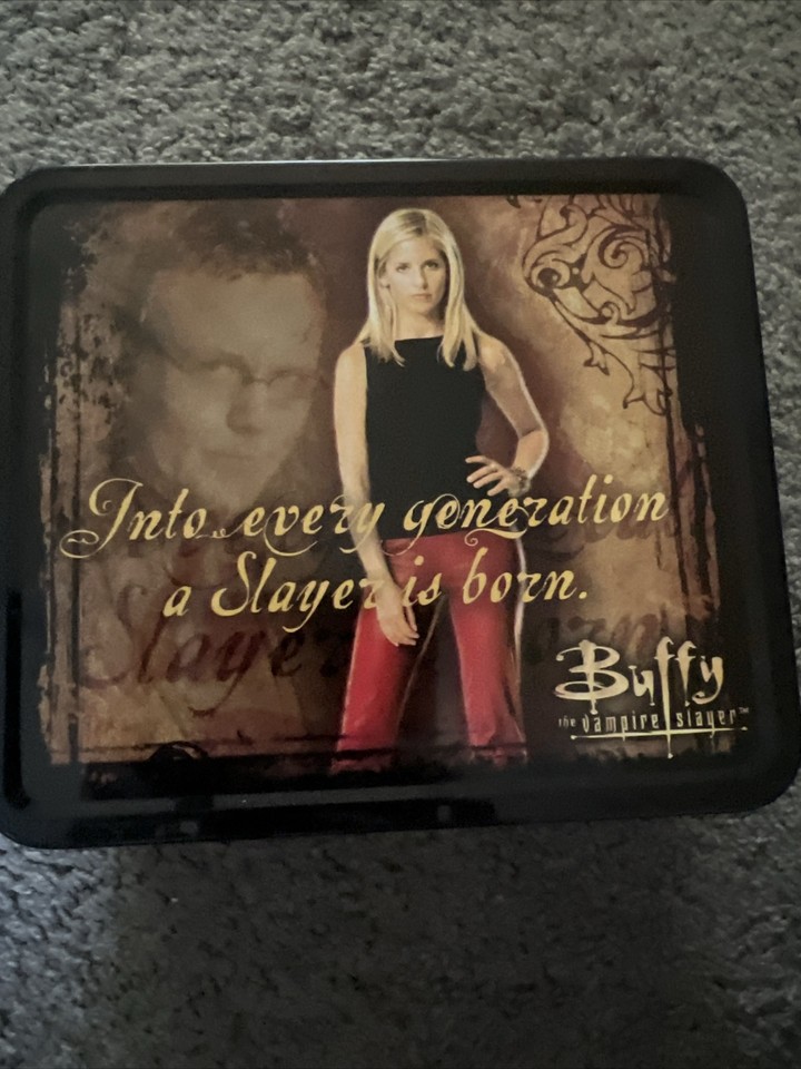 Buffy the Vampire Slayer Tin Lunchbox Palisades Marketing 2000 EUC eBay