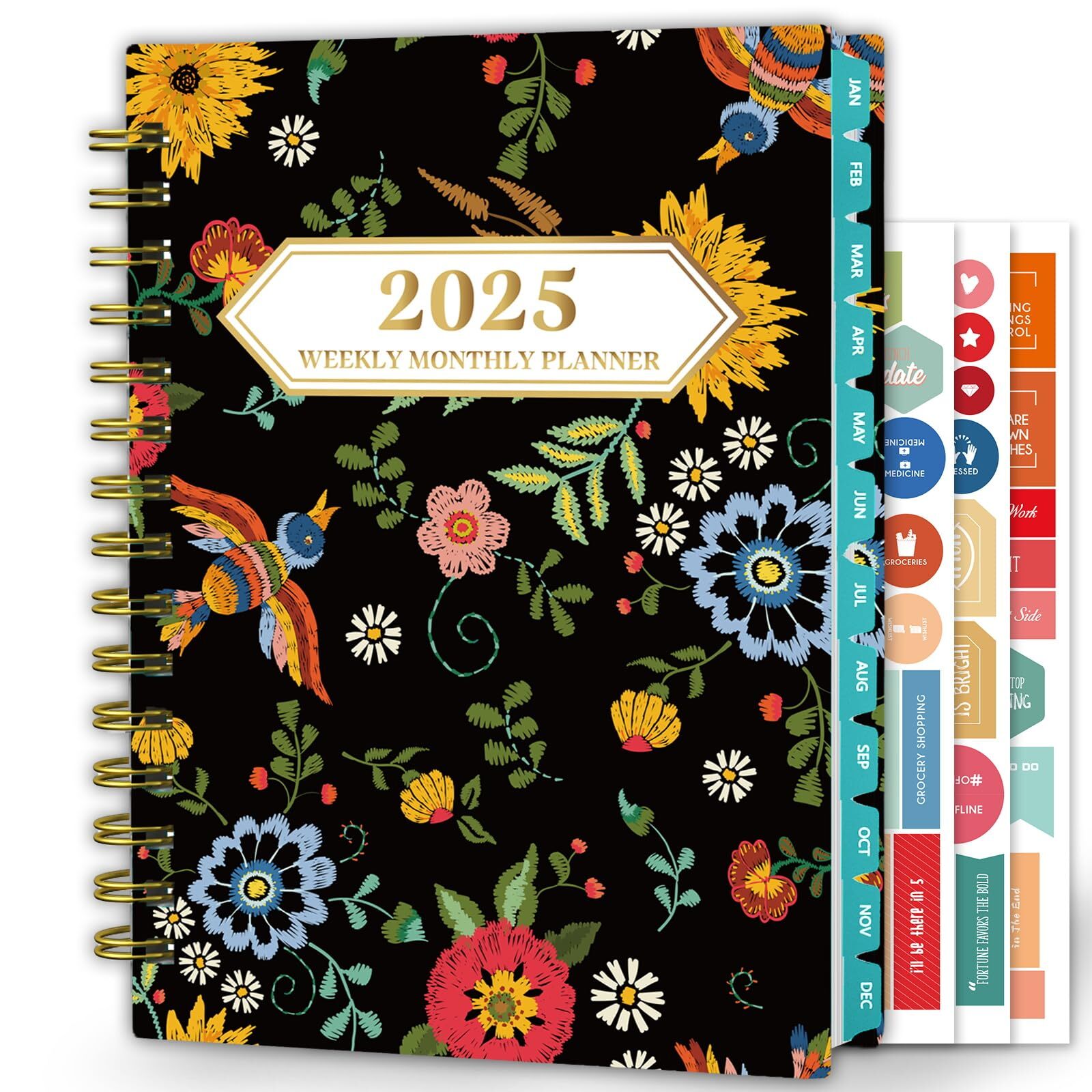 Ymumuda 2025 Planner 12-Month Daily Weekly Monthly Planner from JAN.2025 to D...