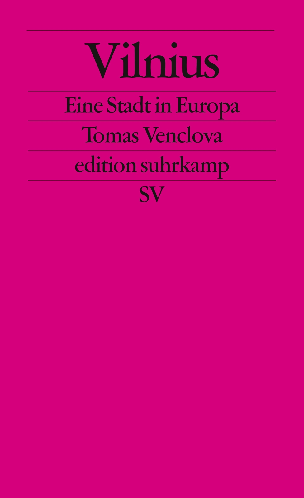 Thumbnail - Vilnius | Eine Stadt In Europa | Tomas Venclova | Taschenbuch |