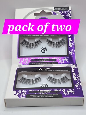 W7 Eye Lashes, Wispy, Mesmerise (2er Pack) (B30/E.IH/F.DJ/6