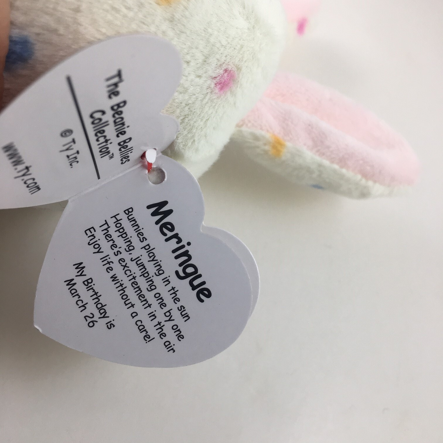 Ty Beanie Baby Bellies - CREAM, PEACHES & MERINGUE (6 Inch) Easter ...