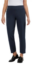 Kirkland Signature Ladies' Ankle Pants Stretch Fabric, Navy Blue, Small