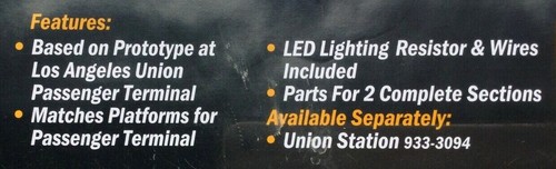 KIT MODELO PLÁSTICO PLATAFORMA ESTACIÓN PIEDRA ANGULAR WALTHERS 1/87 HO ARTÍCULO 933-3391 FS - Imagen 3 de 5