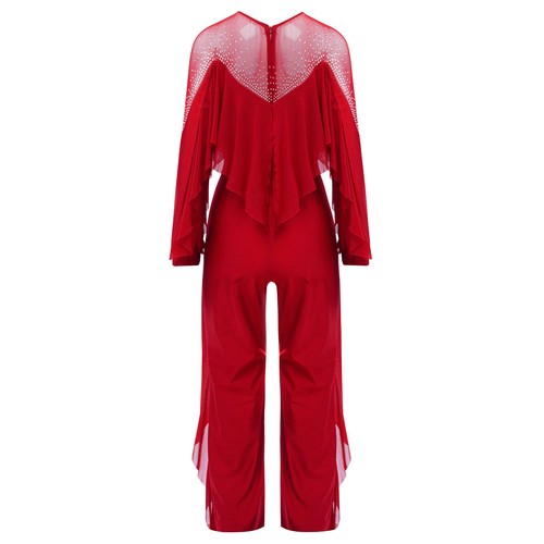 Kids Girls Leotard Show Rompers Shiny Bodysuit Jazz Jumpsuit Disco Overalls - Picture 10 of 70