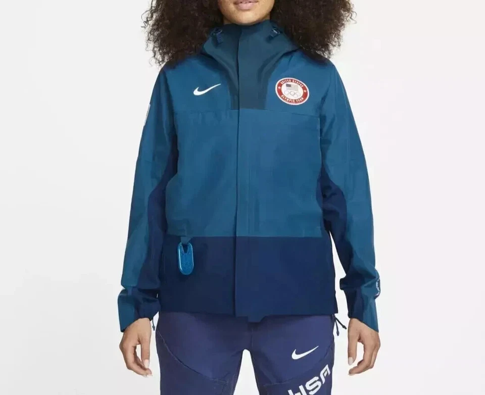 Chaqueta Nike ACG Juegos Olímpicos de Estados Unidos GORE-TEX Cadena Cráteres Talla Mediana Mujeres DD8852-492 Foto 3 de 4