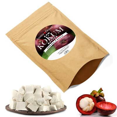 Raw Kokum Butter 1 lb 100% Pure Natural Cold Pressed Skin Care Moisturizer POUCH