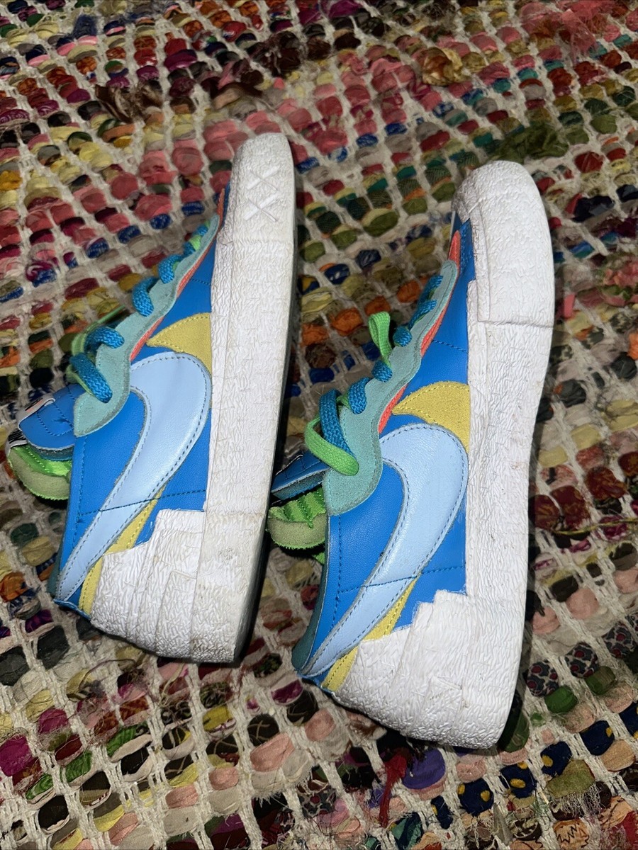 Size 8.5 - Nike KAWS x sacai x Blazer Low Neptune Blue