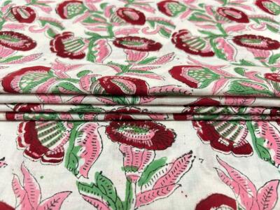 cotton block print dress material Hand Block Printed Dress Summer Midi Dress Spring Cotton Floral A line dress