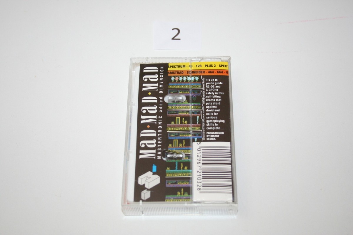 ZX Spectrum Game Tape - Star Wars Droids : Mastertronic - Amstrad