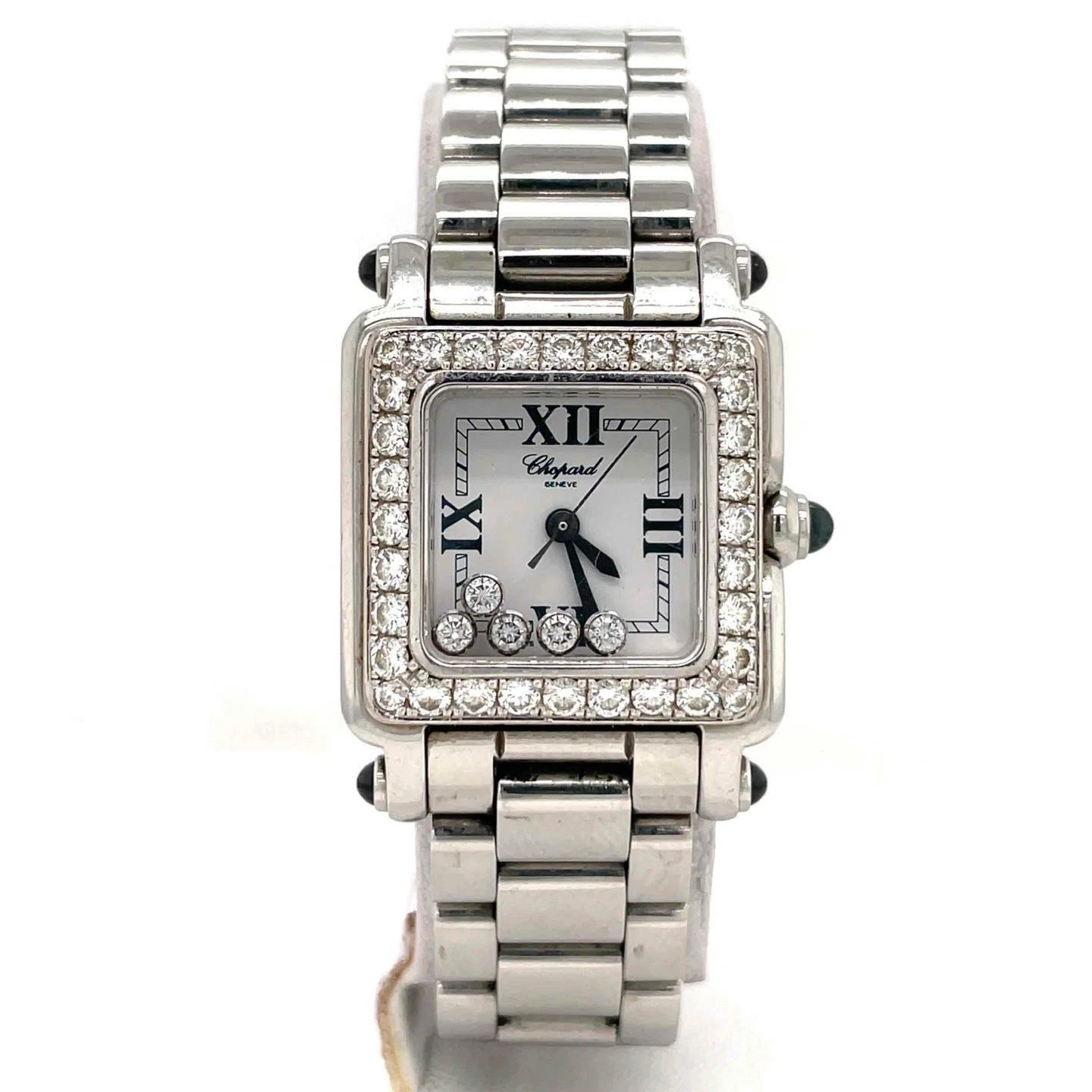 Chopard — Chopard Happy Sport Quartz 26mm StainlessSteel Diamond Bezel Ladies 27/889523/11