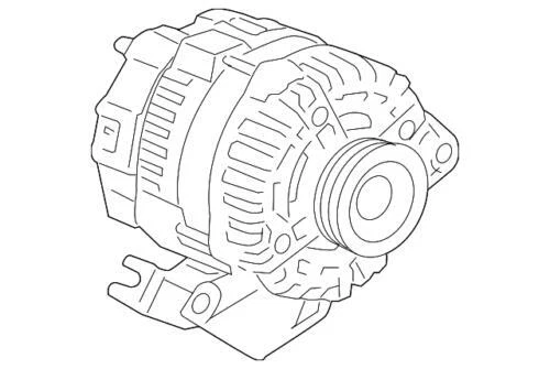 Alternador delantero torrent genuino GM 2007-2009 Chevrolet Pontiac Equinox 84009385 Foto 4 de 4