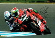 Davide GIUGLIANO SIGNED Autograph WSBK DUCATI Rider 12x8 Photo D + Dealer COA
