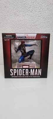 Diamond Select Spider-Man on Cab Gamerverse PVC Diorama 23cm Marvel Neu/OVP