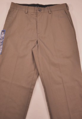 men's Croft & Barrow pants size 32x32 gray four pockets flat front comfort waist