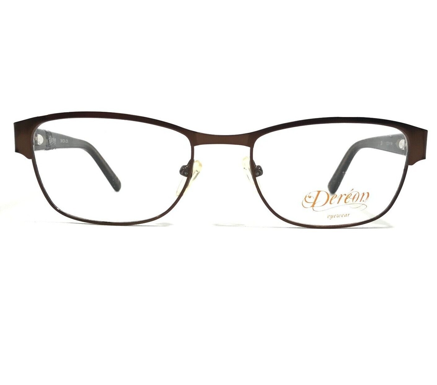 Оправа для очков Dereon DOC274 210 Коричневая прямоугольная с полной оправой 52-19-140