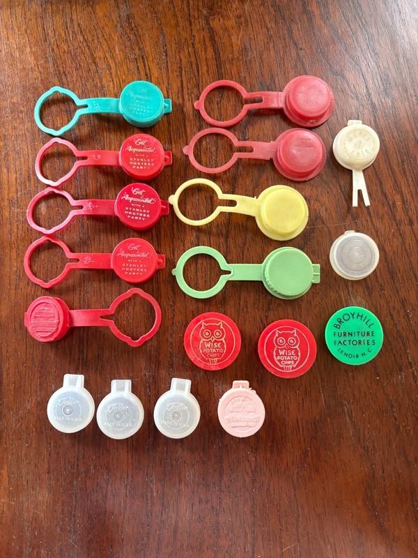 MCM Plastic Resealer Caps  Stanley- Fuller- Wise-Broyhill