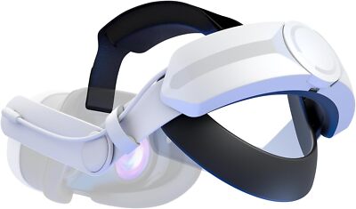 AUBIKA Kopfband für Meta Quest 3S/Quest 3 8000 mAh Akkupack, Elite Strap-Ersatz