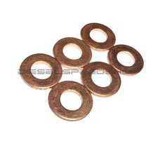 Fits 1991-1998 Dodge Cummins® 12v THICK Copper Sealing Washers Injector washers