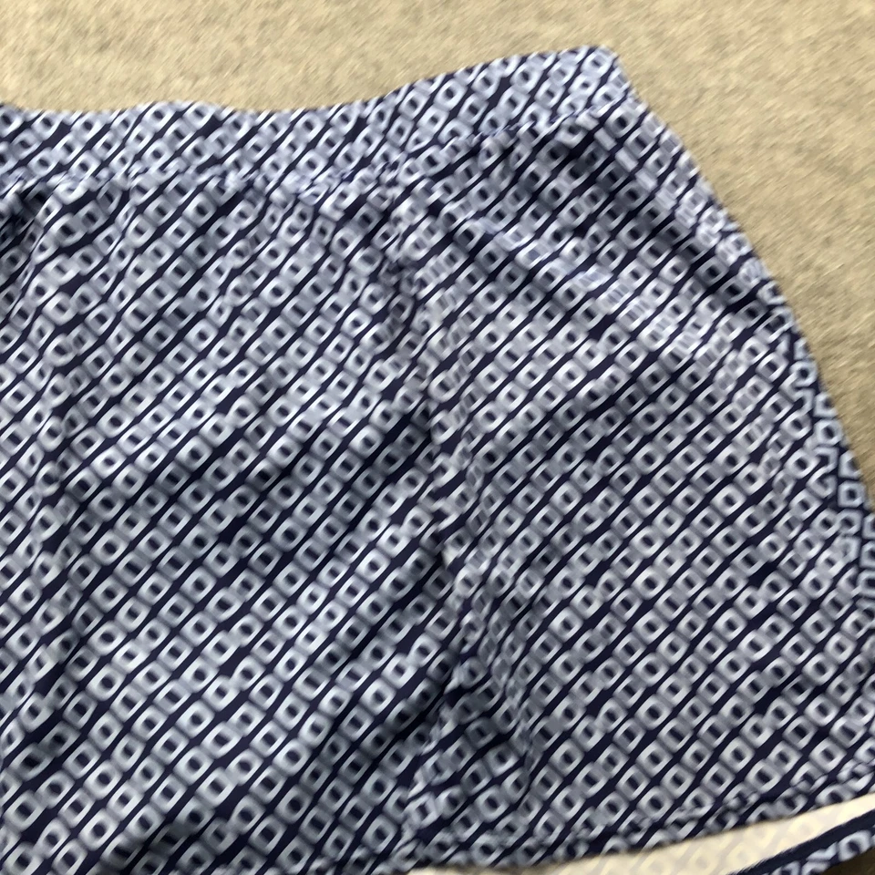 Miracle 套装 x Talbots 比基尼裙女式 24 蓝色几何休闲游泳 — 第 3/4 张图片