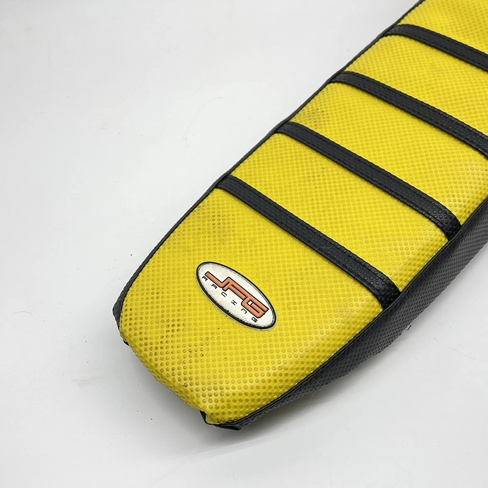 Suzuki DRZ400S DRZ 400 2013 asiento del conductor delantero sillín agarre asiento amarillo Foto 2 de 4