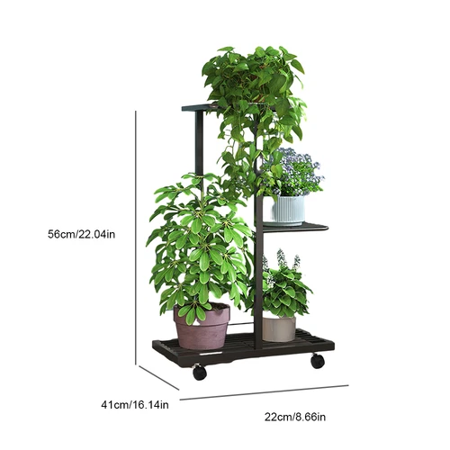 7 Tier 8 Pots Metal Plant Shelf Rack Display Stand Multiple Flower Pot Holder UK - Picture 8 of 16