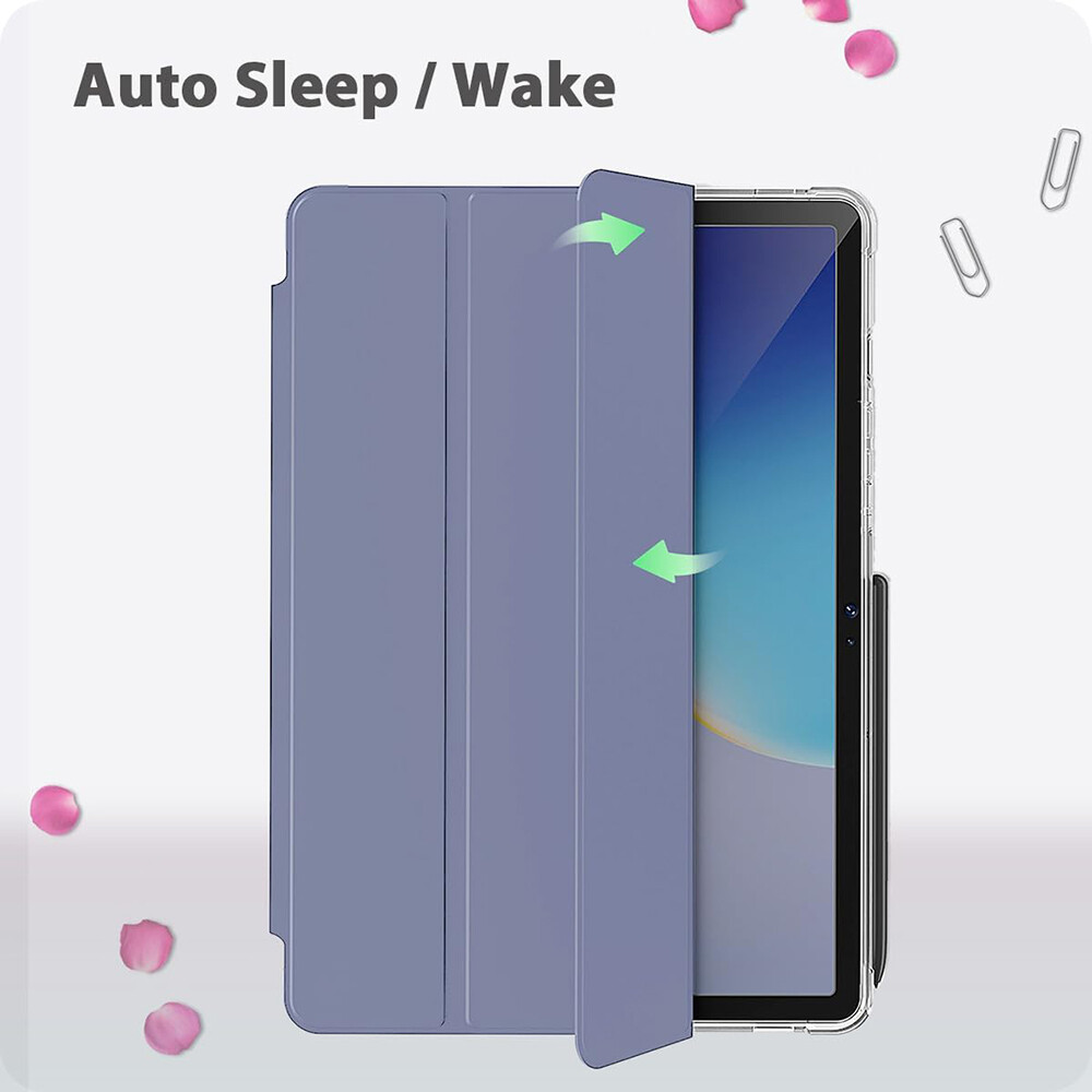 For Samsung Galaxy Tab S9/S9 FE Plus PU Smart Case Stand