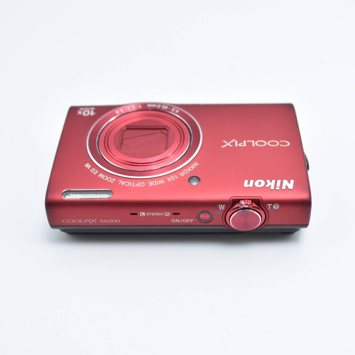 Nikon COOLPIX S6200 Red Digital Camera 16.0MP 10x Optical Nikon COOLPIX S6200 Red Digital Camera 16.0MP 10x Optical