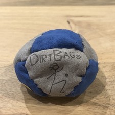 Brand New DirtBag Classic Hacky Sack Footbag Blue Gray Sand Filled