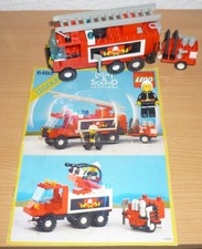 Lego City 6480 Feuerwehrauto mit Light & Sound v. 1985 + OBA