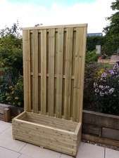 Bespoke Chipping Campden  Handmade Wood Privacy Panel Planter 120 cm x 189 cm