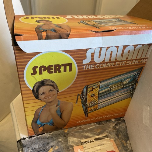 Vtg Authentic SPERTI SUNLAMP Orange Complete in Box & Paperwork - Picture 3 of 7
