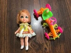 VTG 1967 Mattel Liddle Kiddle Annabelle Autodiddle Doll, Dress, Autodiddle! Cute