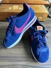 Nike Classic Cortez True Berry Blue Suede Sneaker Womens 6