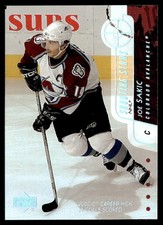 2002-03 Upper Deck Shooting Stars Joe Sakic Colorado Avalanche #SS4
