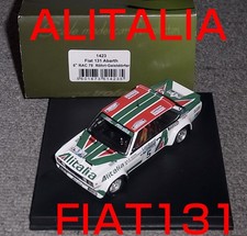 Alitalia Fiat 131 Abarth 1/43 Model No. 5 1978 RAC Rally Rare 14Y+ JAPAN