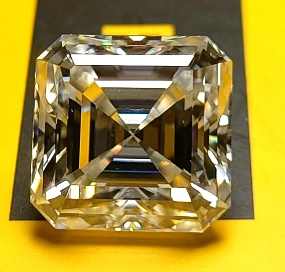 Lab Grown CVD Loose Diamond 3.00 Carat Color D VVS2 Asscher Certified Grown 5AJU - Image 4 of 4