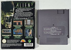 Nintendo NES Horror Action Adventure ALIEN 3 German PAL CIB Science Fiction