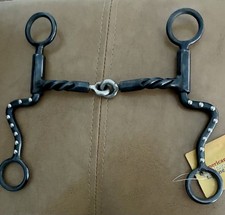 New American Heritage Stainless Steel Dots Twisted Wire Horse Bit