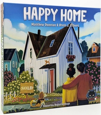 Happy Home Board Game Alley Cat Games 2-5 Players Strategy Tile Game New