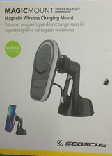 Scosche - MagicMount Pro Charge5 Window/Dash - Black