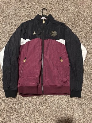 Jordan PSG Paris Saint-Germain Full-Zip Colorblock Nylon Track Jacket M