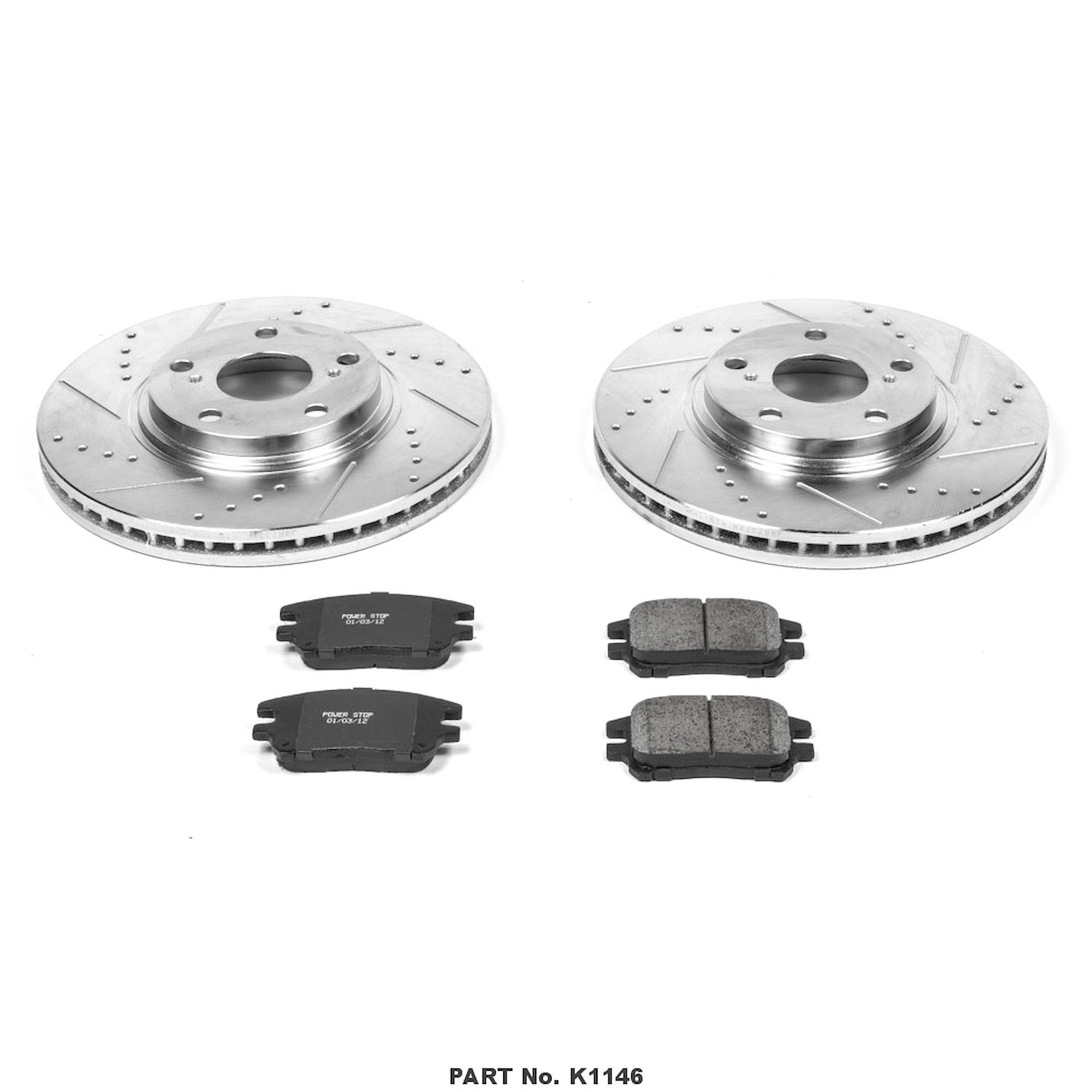 Power Stop K1146 High Performance Brake Upgrade Kit