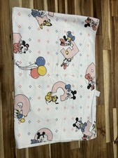 Vintage Dundee Disney Baby Blanket Mickey Mouse Minnie Mouse Pluto